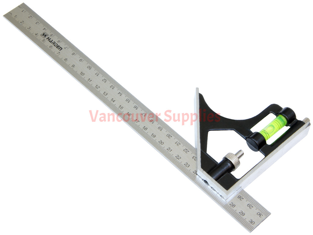 Heavy Duty Stainless Steel Metric 300mm Combination Square